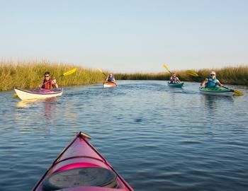 Kayaking in Oak Island, NC